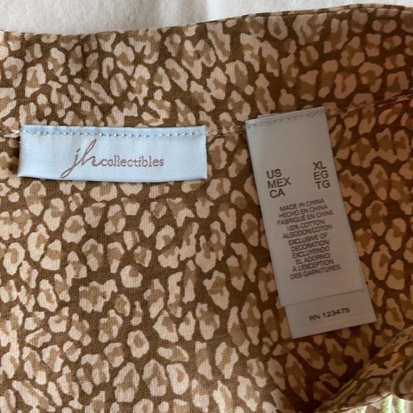 JH Collectibles Animal Print Embezzled Top - Picture 4 of 10